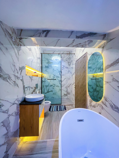 Bathroom 4, The Addison Hotels and Apartments, Eti-Osa