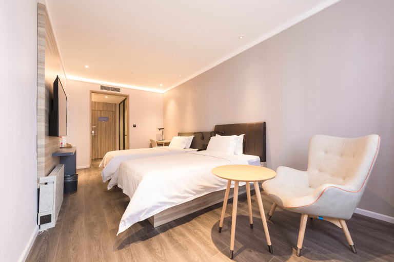 Bedroom 2, Hanting Premium Hotel Youjia Beijing Baiziwan Dong, Beijing