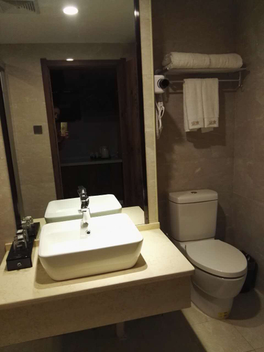 Bathroom 3, Horizontal line Hotel (Wuhan Xinhui Longyang village subway station store), Wuhan