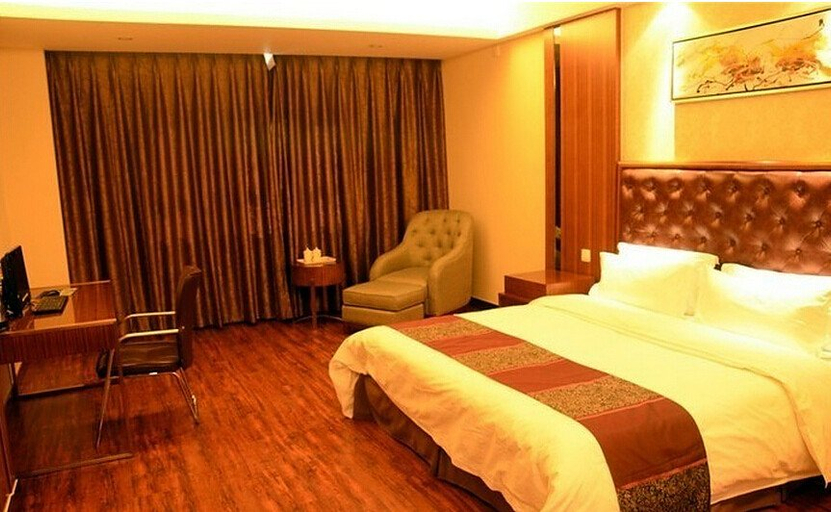 Bedroom 2, Jindian Business Hotel, Hainan