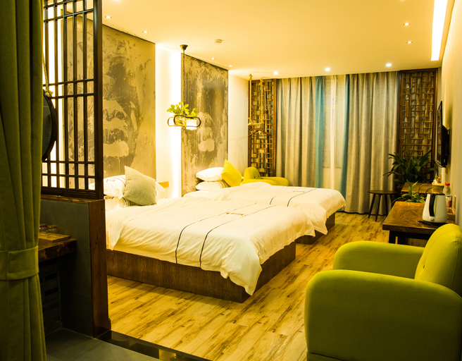 Bedroom 2, Wuzhen Xiduo Art Hotel (Xizha), Jiaxing