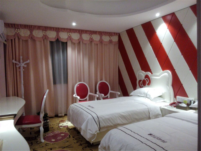 Bedroom 2, Hotel Temático Jishui Haojiang (Filial do Centro Administrativo), Ji'an