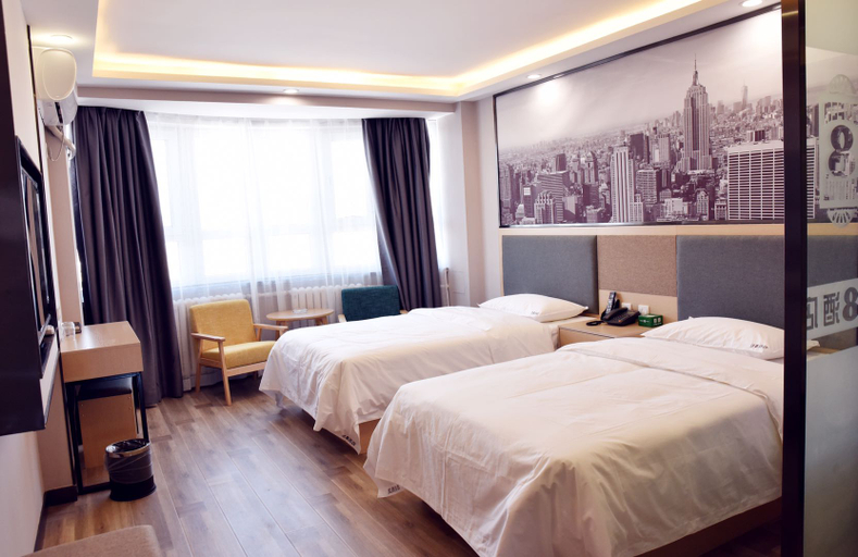 Bedroom 2, Super 8 Hotel Urumqi West Wuyi Road, Ürümqi