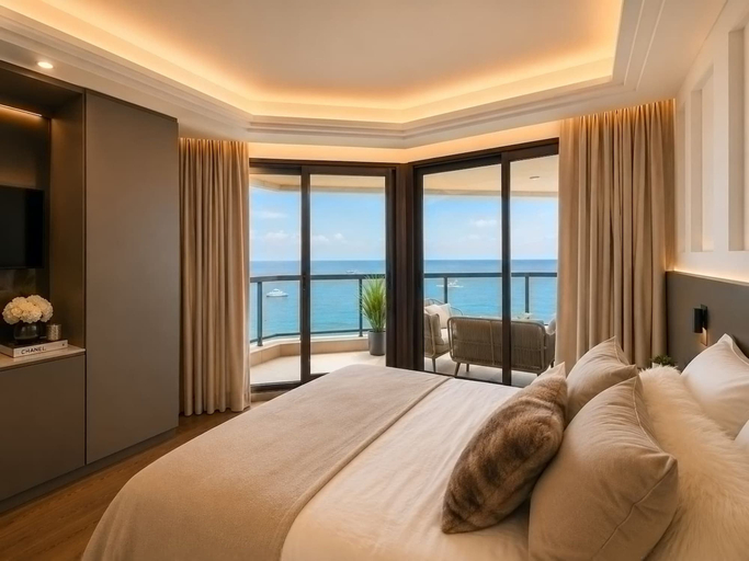 Room 1, Monaco Prestige Vue Mer 180 4 Chambres, Alpes-Maritimes