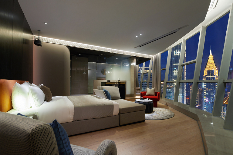 Bedroom 2, TheMoss High-altitude Viewing Hotel, Chongqing