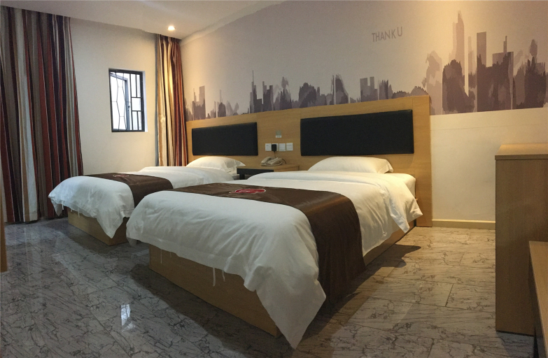 Bedroom 2, サンキューチェーンホテル(セン), Shenzhen