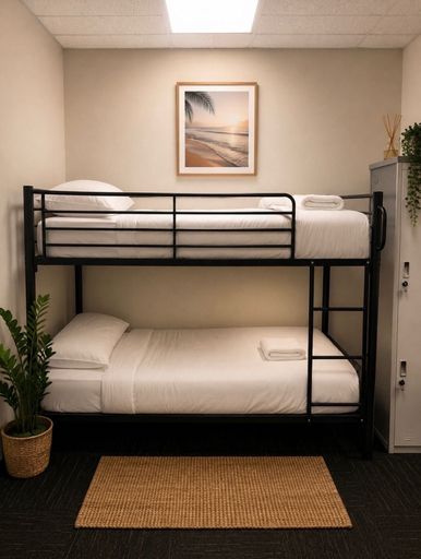 Room 3, Brunsi hostel, Melbourne