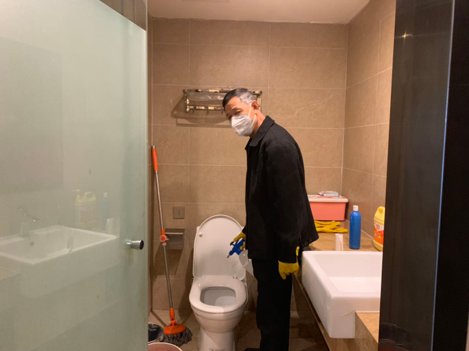 Bathroom, Shell Taiyuan South Station Shanxi University Hotel, Taiyuan