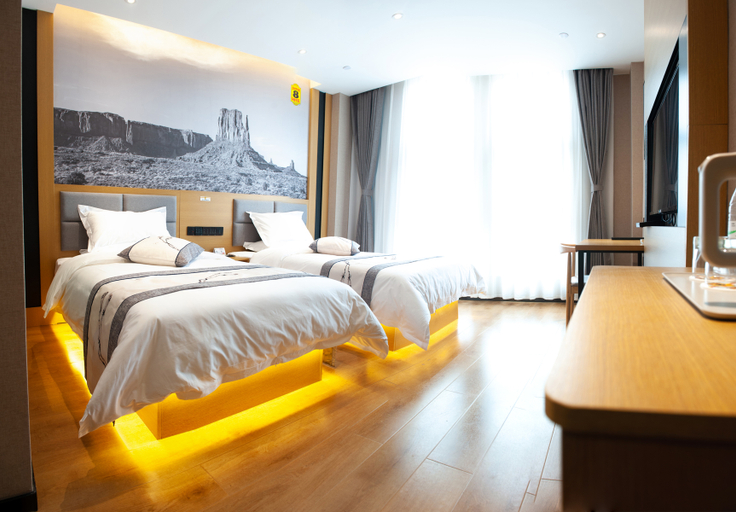Bedroom, su yi Hotel (Xinxiang Yuanyang Hualong Shangjun), Xinxiang