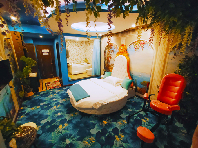 Bedroom 2, Jintai Theme Hotel, Bazhong
