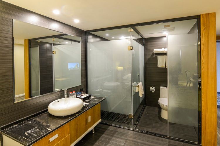 Bathroom 3, Huangyuhou Hotel (Hefei South High-speed Railway Station), Hefei