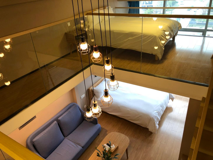 Bedroom 2, Xiyue City Art Apartment, Hangzhou