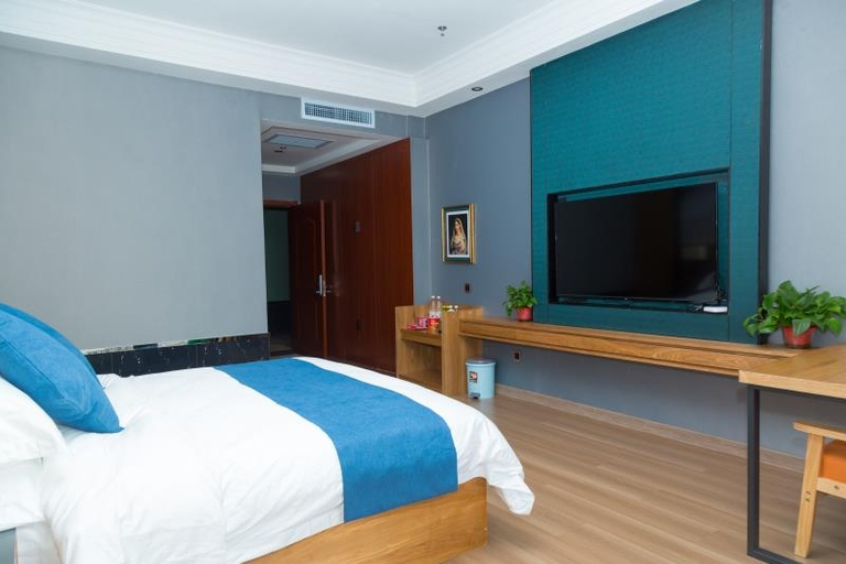 Bedroom 2, 烏海センチュリー興ホテル(乌海世纪兴酒店), Wuhai