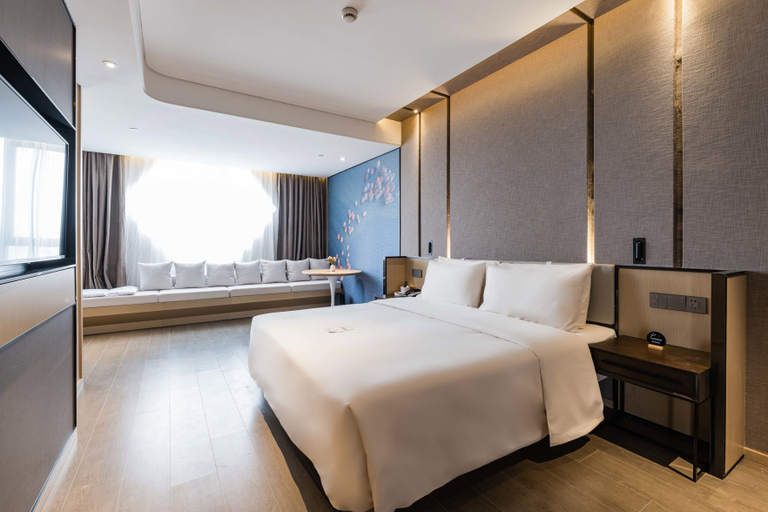 Bedroom 2, Atour Hotel Ningbo Xiangshan People Square, Ningbo