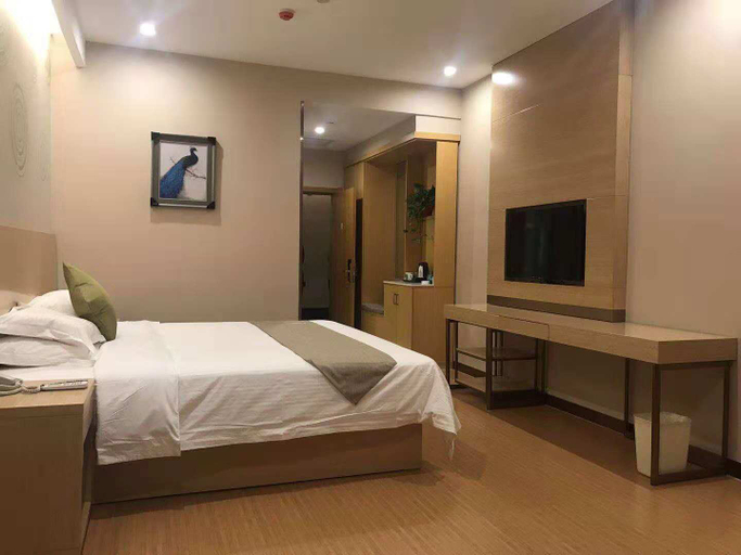 Bedroom 1, GreenTree Inn(Wen Shuiren Hospital Shop), Luliang