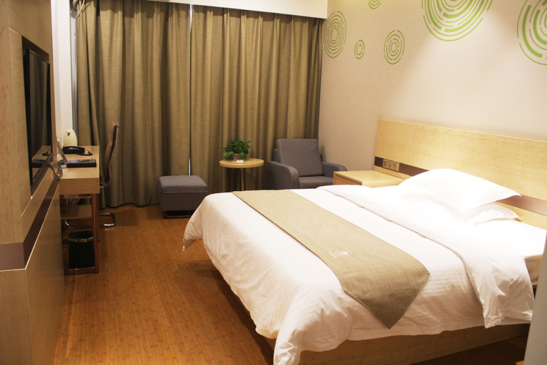 Bedroom 2, GreenTree Inn Zhengzhou Fangte Green Expo Park Shangdu Road, Zhengzhou