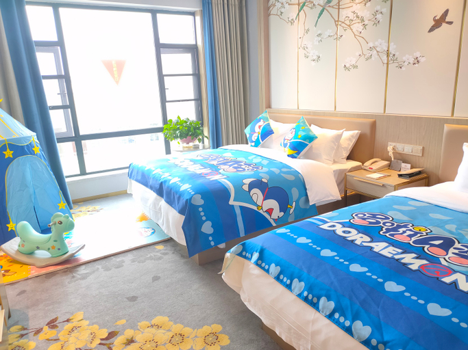 Bedroom, Xinyangfeng Hotel (Jingmen Railway Station Branch), Jingmen