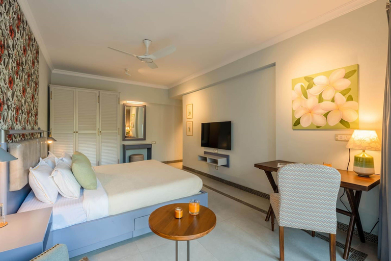 Bedroom 2, Irene Altezza by Hireavilla -2br w Pool in Pilerne, North Goa