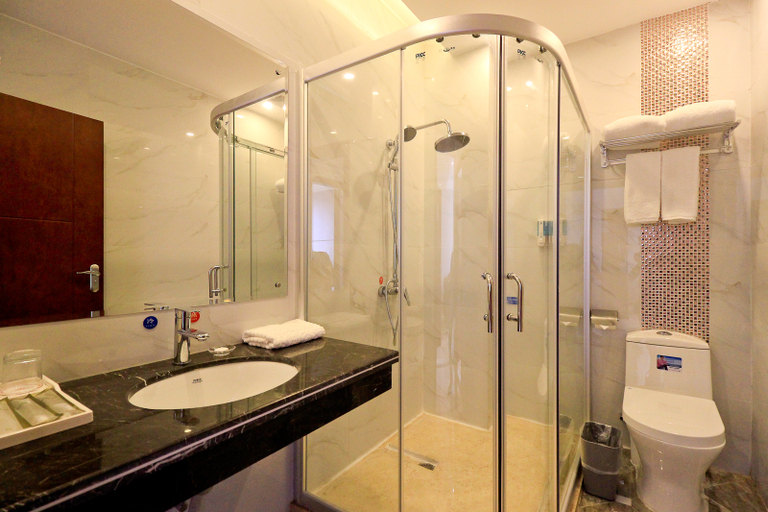Bathroom 2, 밍글 비즈니스 호텔(Mingle Business Hotel), Shenzhen
