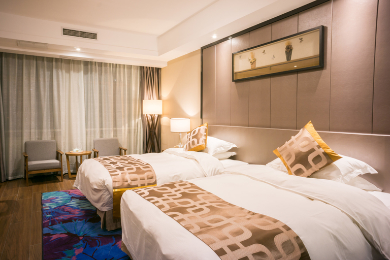 Bedroom, Wells Wales Hotel, Cangzhou