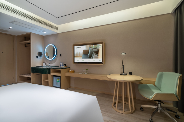 Bedroom 2, Deep Sleep Hotel Xuzhou High-Speed Railway Station East Square Oubeisha, Xuzhou