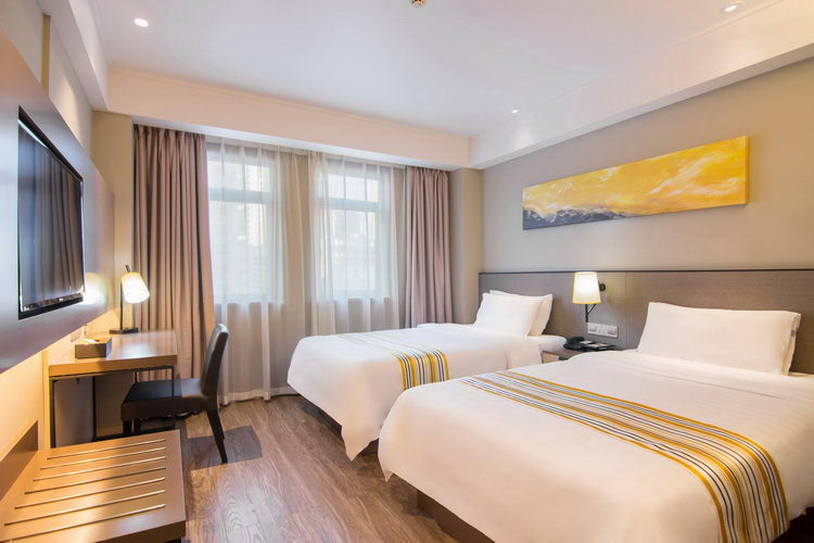 Bedroom, Homeinn Plus Hotel (Ningbo Laowaitan Tianyi Square), Ningbo
