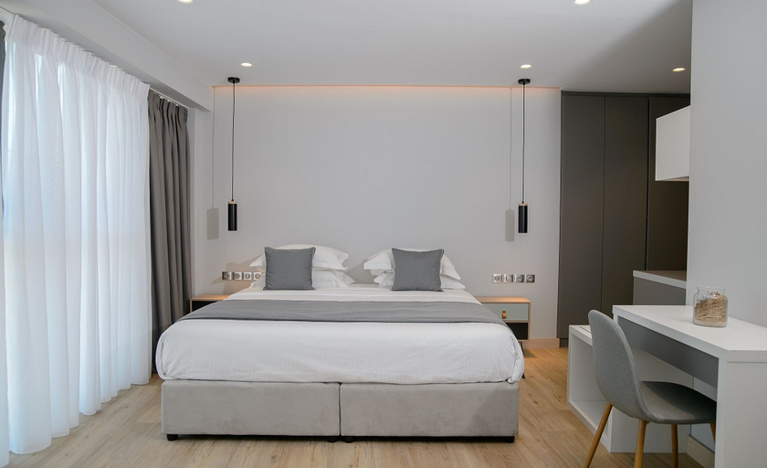 Bedroom 2, The Convo Syngrou Apartments, Attica