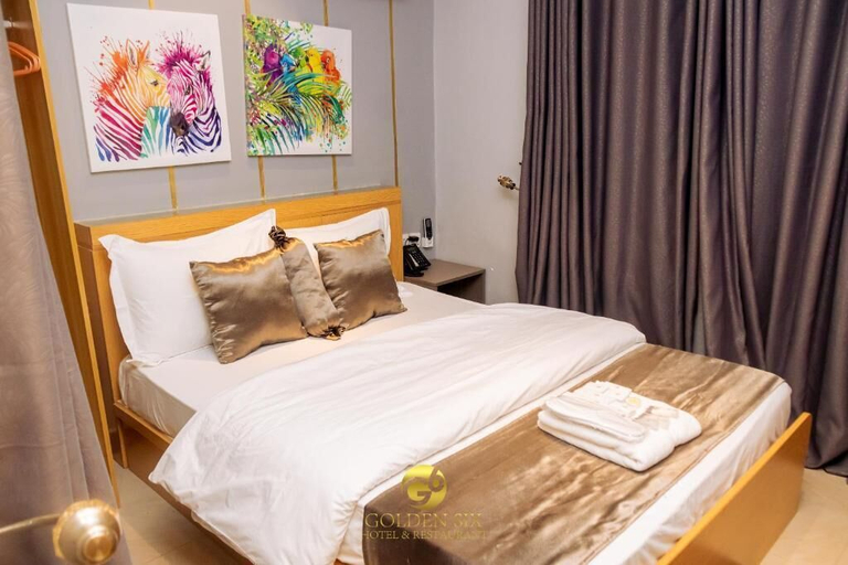 Bedroom 2, Golden Six Hotel & Restaurant, Eti-Osa