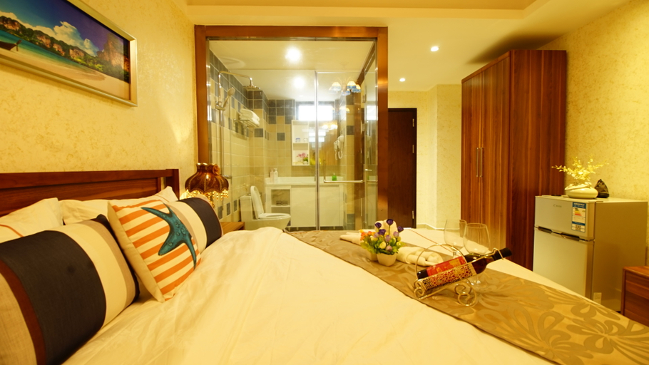 Bedroom 2, Shijiage Paopaohai Holiday Apartment Hotel, Huizhou