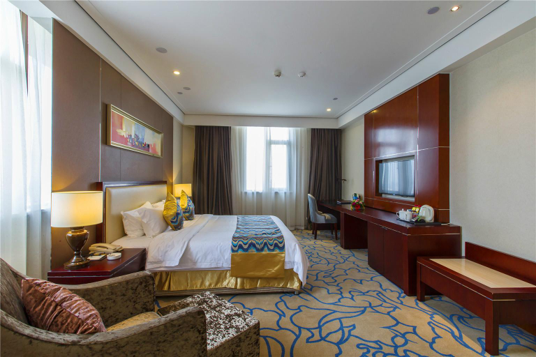 Bedroom, Minjiang Ruibang Hotel, Deyang