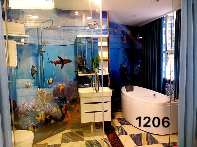 Bathroom, Leiyang Dynasty Business Hotel, Hengyang