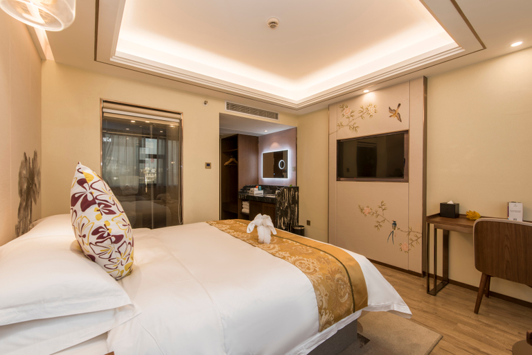 Bedroom, Qing Yi Hotel (Jinhua High-Speed Railway Station), Jinhua