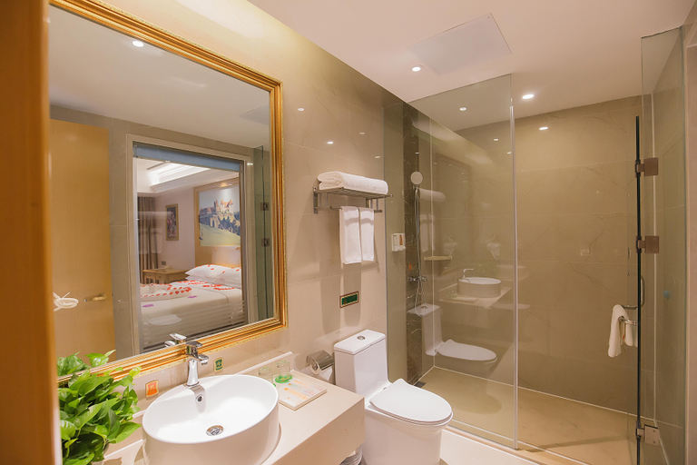 Bathroom 3, Vienna Hotel Hubei Xiangyang Tang City Gulou, Xiangfan