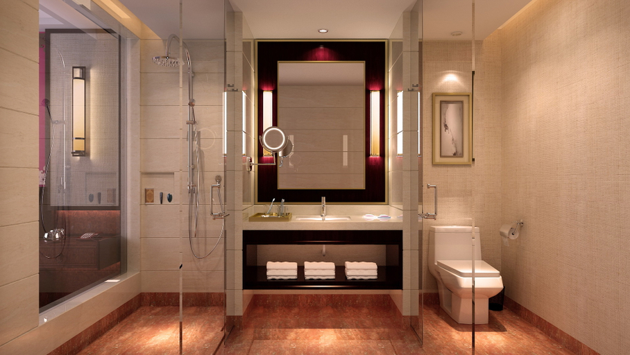 Bathroom 3, Run Hua Si Ji Hotel, Nanning