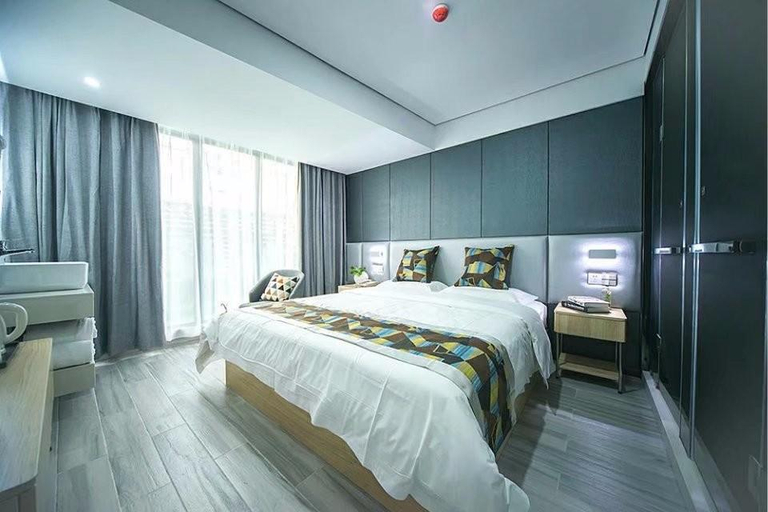 Bedroom 2, Shanghai Kuke Zhishang Hotel (Nanjing West Road Subway Station Store), Shanghai