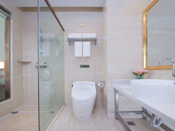 Bathroom, Vienna 3 Best Hotel Baotou Wangfujing Baogang, Baotou