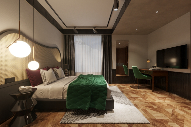 Bedroom 2, Pinko Residence (Guangzhou Panyu Aoyuan Plaza Store), Guangzhou