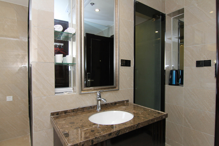 Bathroom 3, Muya Skyline Hotel (Danyang Jiepai Shop), Zhenjiang