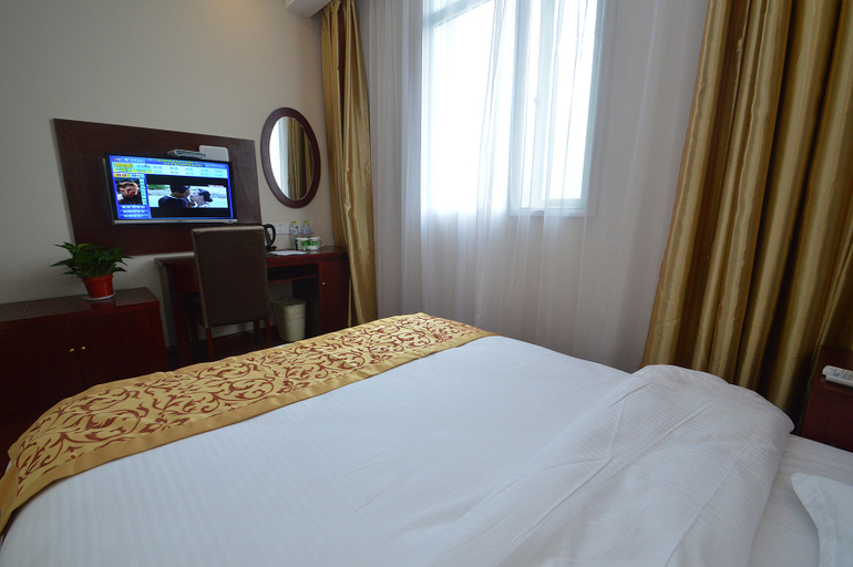Bedroom 2, GreenTree Inn Nanjing XianLin Road JinMaRoad Subway Station Shell Hotel, Nanjing