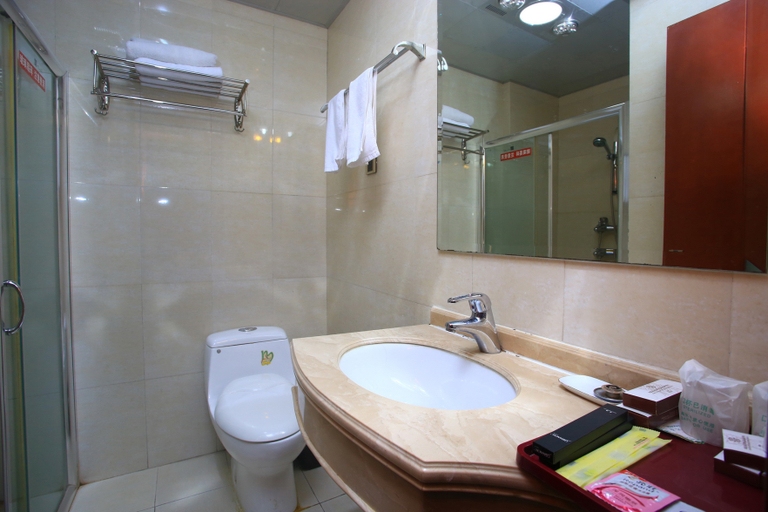Bathroom, Tianmei Yiju Apartment Hotel, Chengdu