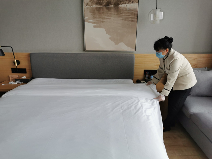 Bedroom, Sotel Inn (Wenzhou South Railway Station), Wenzhou