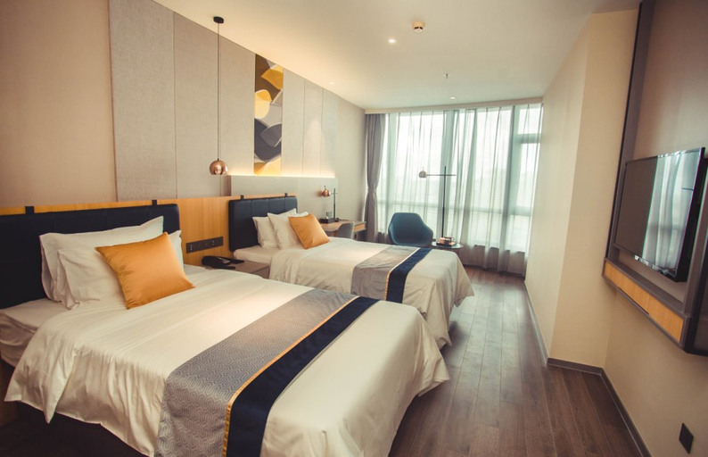Bedroom 2, ホームイン ビジネスホテル（バスターミナル）, Nantong