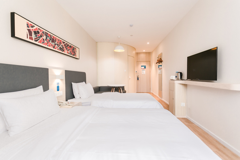Bedroom 2, Hanting Hotel Kunshan Qiandeng Ancient Town, Suzhou