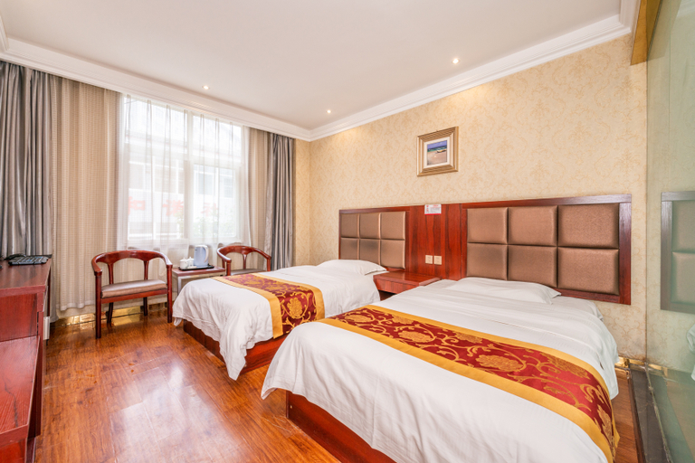 Bedroom 2, Huangling welcome business hotel, Yan'an