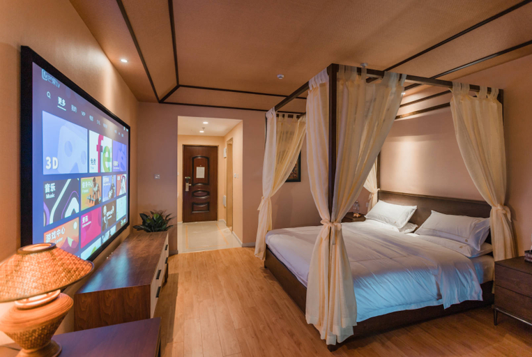 Bedroom 2, Jinghong Shuimu Lianhua Hotel, Xishuangbanna Dai