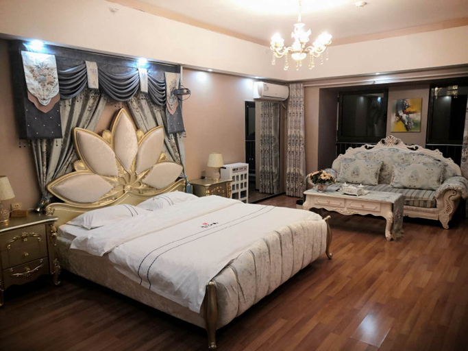 Bedroom, Yinchuan Jiangnan Apartment Hotel, Yinchuan