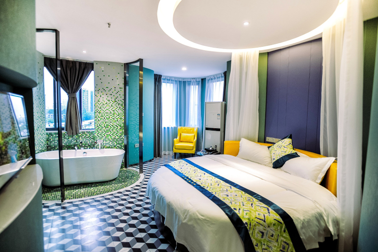 Bedroom, Huigao Boutique Hotel, Deyang