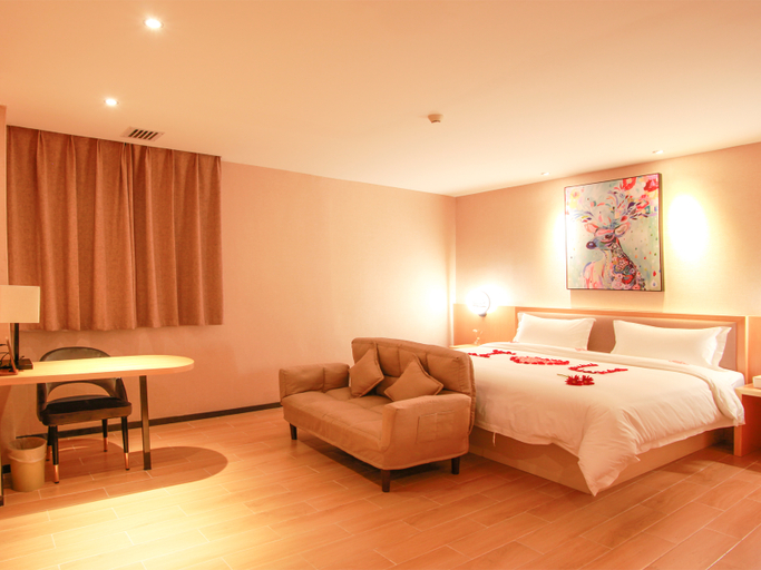 Bedroom 2, 24h Weimei Hotel (Xintang Metro Station), Guangzhou