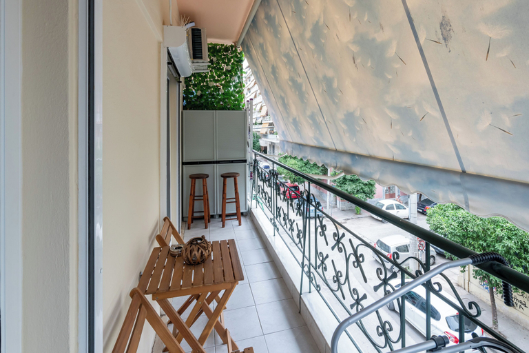 Terrace/patio 5, Modern Kallithea flat - Metro-AC-WiFI, Attica