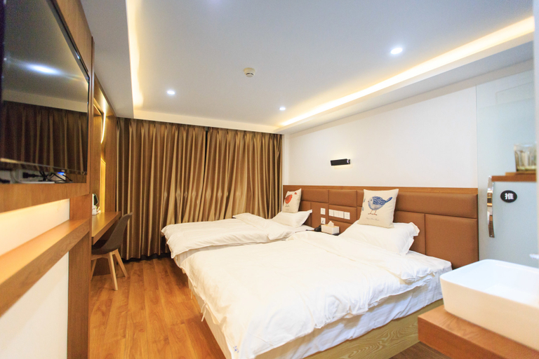 Bedroom 2, Zhengyang Xishe Hotel (Beijing Qianmen Dashilan West Street), Beijing